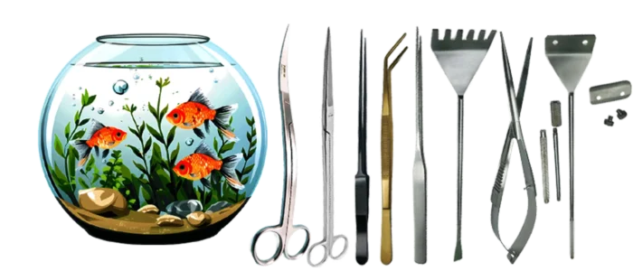 SIMRIX Aquascape Surgical Tools and Banners