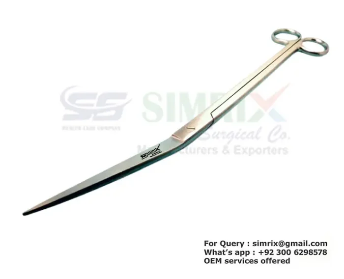Angled Scissors for Aquarium Plants 25cm - Image 3
